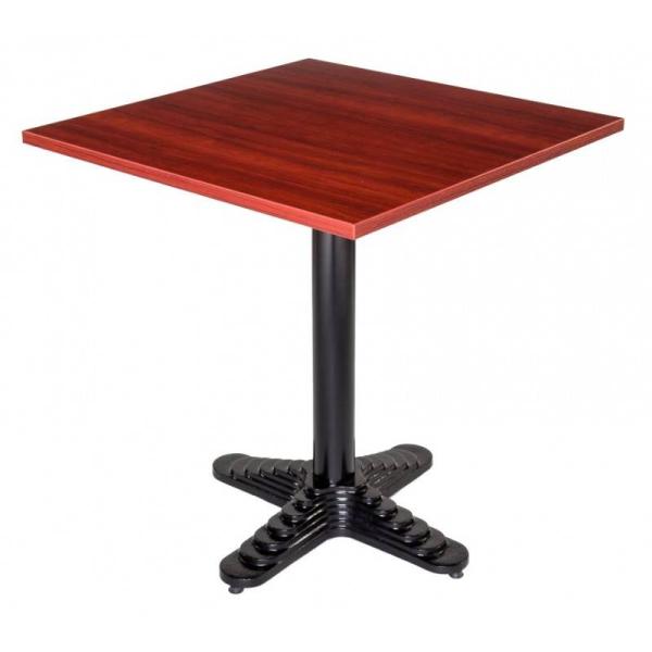 Gastronomie Tisch 70x70 cm ACAJOU mit Untergestell